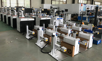 Nouvelle machine de marquage laser fibre 20W 30W 50W portable automatique AI/PLT pour plastique, plaques signalétiques, numéros de série VIN, garantie 3 ans