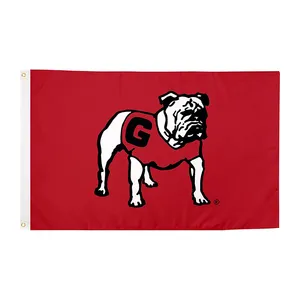 NCAA 3 x5ft University of Georgia Bulldogs Football Team Flag