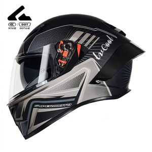 <span class=keywords><strong>Casque</strong></span> de <span class=keywords><strong>moto</strong></span> personnalisé Dot à double visière, <span class=keywords><strong>casque</strong></span> de motocross de course, <span class=keywords><strong>casque</strong></span> intégral de <span class=keywords><strong>moto</strong></span> Dot universel pour hommes et femmes - Product Image 1