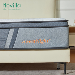 Matelas orthopédique à ressorts ensachés Novilla en gros, compressé, fermeté moyenne, mousse haute densité de qualité supérieure, tailles King et Queen - Product Image 2