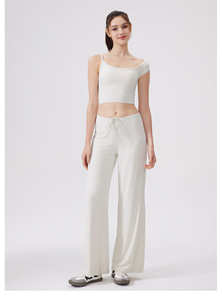 Débardeur de yoga asymétrique à une épaule pour femme, coupe ajustée, soutien-gorge de sport rembourré, respirant, pour Pilates et entraînement, vente en gros OEM ODM - Product Image 4
