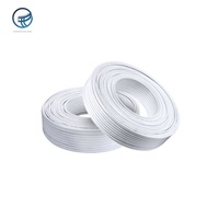 Kabel Listrik Fleksibel RVV Multi-Core Berlapis PVC Aluminium Putih 2-Core hingga 5-Core 0.75mm2 1.5mm2 2.5mm2