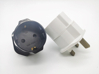 Adaptateur multifonctionnel de prises européennes Schuko vers royaume-uni, convertisseur de puissance à 2 broches, prise de voyage 250V 13a, dubaï, singapour