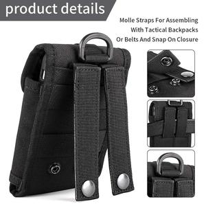 Sac utilitaire tactique Molle, pochette de ceinture durable pour téléphone, camouflage de chasse, petit sac banane de sport extérieur avec fermeture à bouton - Product Image 2