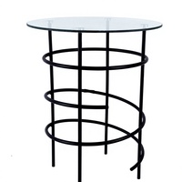 Table basse moderne en métal et bois, écologique, OEM ODM, pour chambre à coucher, salle à manger, salon