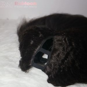 ผมบราซิลแบบ Afro Kinky Curl ทรง <span class=keywords><strong>U</strong></span> Part ความหนาแน่น 250% ผมเวอร์จินคิวติเคิลเต็มเส้น โคนผมสีเข้ม  ฐานลูกไม้โปร่งใส สำหรับทำสีบาเลยาจ วิกผมยาว - Product Image 6