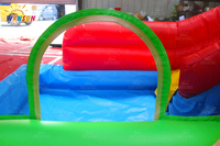 WINSUN-Tobogán inflable pequeño y colorido para exteriores, tobogán inflable comercial para niños