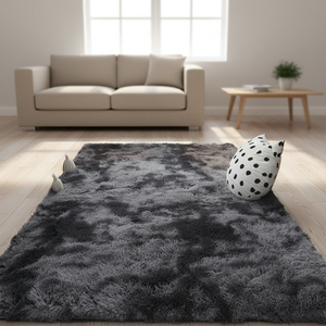 Tapis de salon moderne à motif puzzle en peluche polyester antidérapant lavable grande taille - Offre Spéciale - Product Image 2