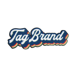 Tùy ChỉNh Nóng bán quần áo Huy hiệu thêu nhãn vá Bảng chữ cái Thư Các Bản vá lỗi - Product Image 5