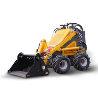 Steer Skid Loader Powerful Shanding Multi Functional Steer Skid Loader With Hammer Mini Electric Track Skid Steer Loader