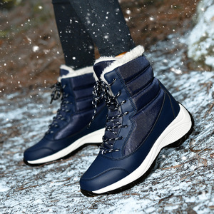 Vente en <span class=keywords><strong>gros</strong></span> de <span class=keywords><strong>bottes</strong></span> de neige mi-longues pour femmes mode voyage hiver qualité supérieure épaisses épaisses antidérapantes et chaudes - Product Image 5