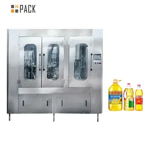 Npack High Speed Sunflower oil Rotary Type Edible Oil Filling And Capping Machine