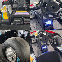 Go-Kart Eléctrico Comercial para Parques de Diversiones 2026, Todoterreno, con Tracción de Cadena, para Exteriores