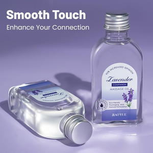 Passie Sensuele Massageolie, alleen voor koppels, ontspannende massageolie voor date nights, volledig natuurlijk, lavendel massageolie - 120ml - Product Image 2