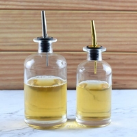 Großhandel Home Coffee Bar 300ml/500ml Glass irup Spender flasche mit Kork versiegelung für Tequila Servieren in Kartons verpackt