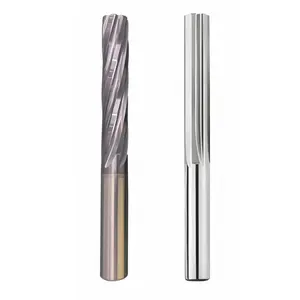 1.00-9.99 Reamer tools tungsten solid carbide reamer with straight shank and left or right helical flute and straight flute