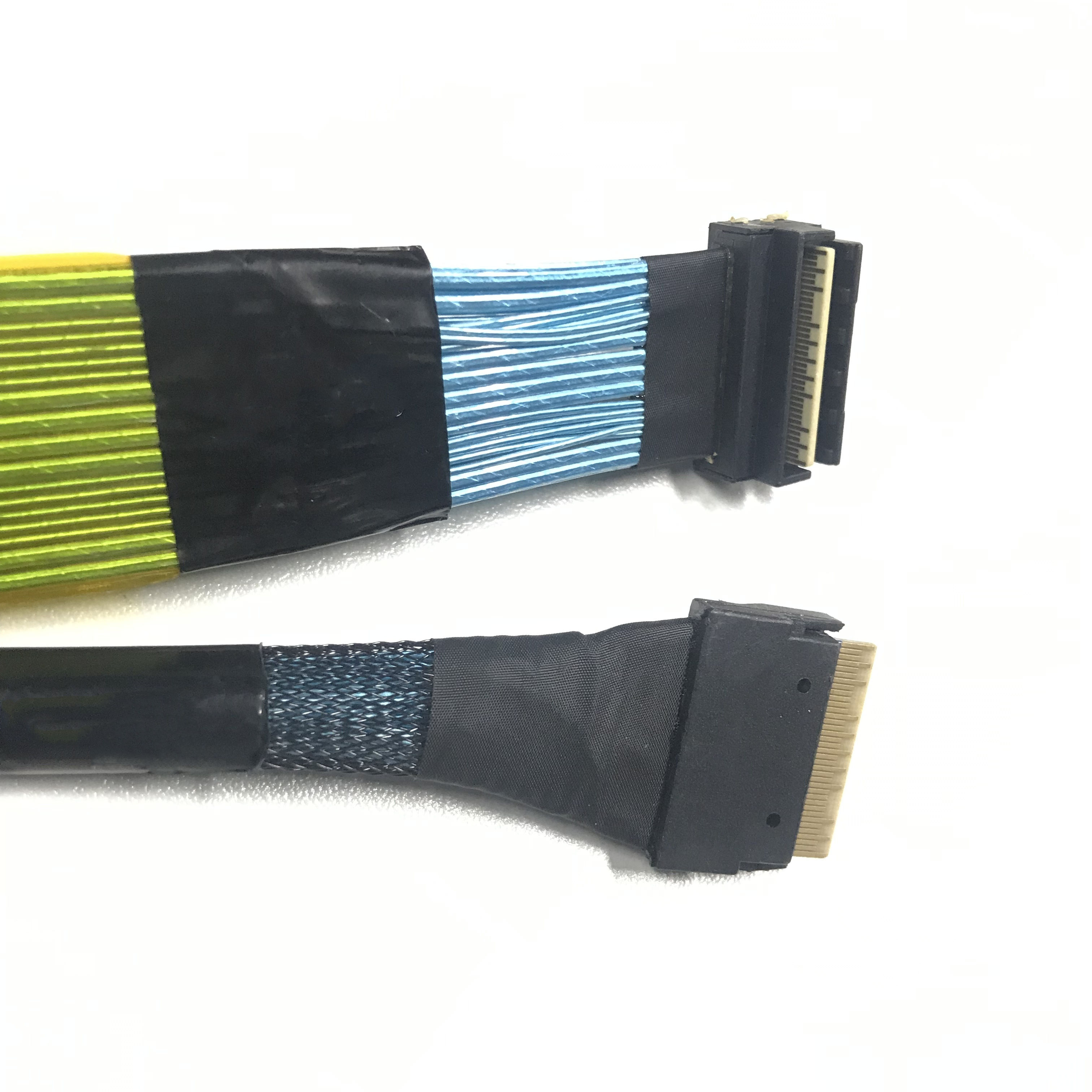 HONPNKHigh-Speed PCIE SlimSAS LP Low Profile SFF-8654 to LP8654 GEN4 Cable Server Hard Drive HDD Data Transmission Cable