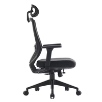 Chaise de bureau exécutive confortable de haute qualité, nouveau design moderne, pivotante, ergonomique, réglable en hauteur et inclinable, en maille, à prix abordable