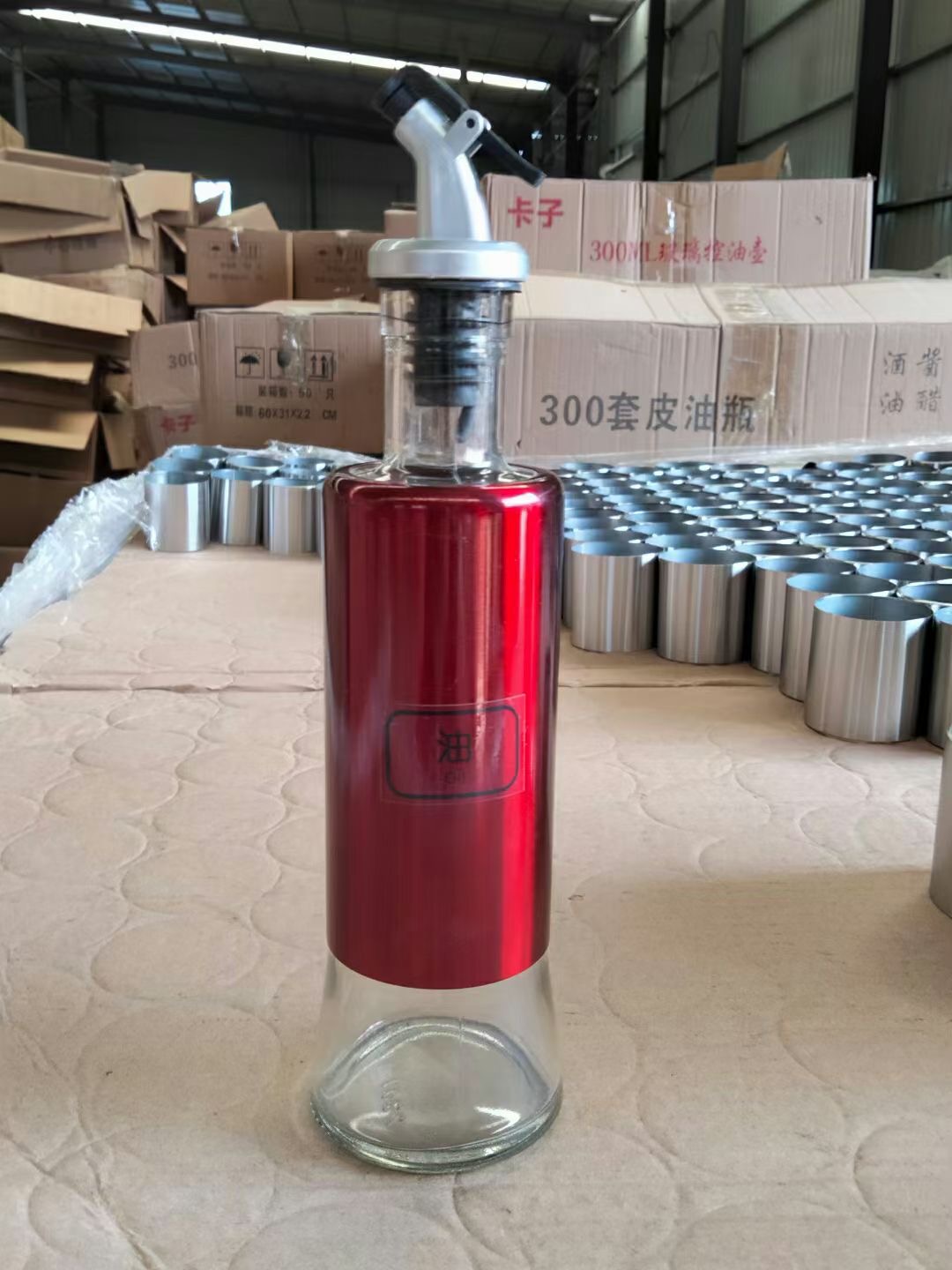 HOT SALE ! 2021 new style color glass oil bottle