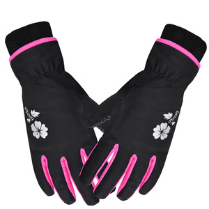 Boton Ski <b>Gloves</b> Women Black Pink Waterproof Windproof Thinsulate <b>Warm</b> Riding <b>Gloves</b> For Winter Motorcycle Electric Bike - Product Image 3