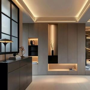 Panneau mural de décoration intérieure de style moderne, conception personnalisée, directement du fabricant, pour salon, meubles, villa personnalisée, utilisation hôtelière - Product Image 5