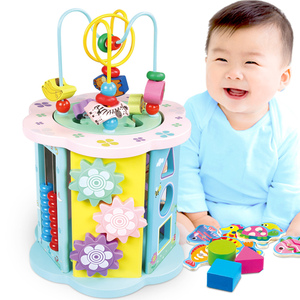 Personalizado de <span class=keywords><strong>5</strong></span> en 1 de madera Abacus laberinto de cuentas juguetes al por mayor de alta calidad tradicional juguetes educati - Product Image 2
