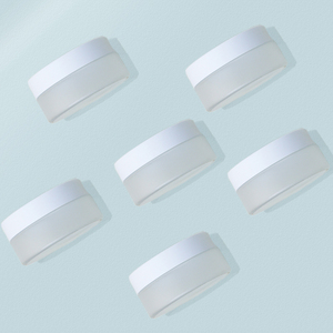 Custom 50ml 100ml 120ml 150ml 200ml 4oz 8oz 250ml Clear Frosted Face Body Cream Body Butter <strong>PET</strong> Plastic <strong>Jars</strong> With White Lids