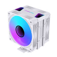 Ventilateur de processeur Lovingcool, refroidisseur à 6 caloducs, tour de refroidissement par air pour PC de jeu, dissipateur thermique puissant personnalisé pour processeur Intel et AMD