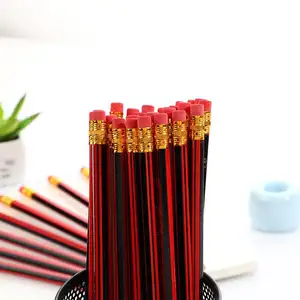 3.5' Short Plastic Kids Drawing Red Colored Pencils Bulk - China