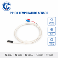 Sonde de température Pt100 autocollante étanche à montage en surface, thermomètre RTD pour tuyaux CVC et roulements de moteur