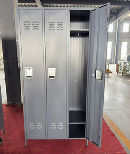 Armario Metálico Moderno para Gimnasio, Personalizado, de 3 Puertas, con Cerradura de Llave, Duradero y de Gran Capacidad - Product Image 1
