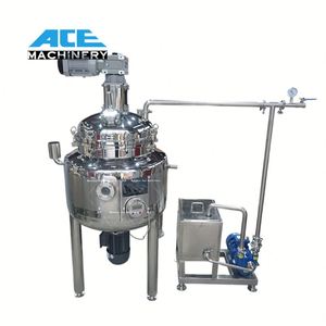 Machine d'émulsification sous vide de type fixe 500L, prix usine, mélangeur de crème et de shampoing - Product Image 3