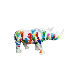Figurine géante personnalisée de cheval géométrique en fibre de verre, résistante aux intempéries, sculpture de cheval colorée de style dessin animé pour <span class=keywords><strong>galerie</strong></span> d'art créative - Product Image 5