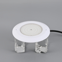Lampu Kolam Renang LED Putih Hangat IP68 12V RGBW Vinyl PC Berkualitas Tinggi dengan Remote Control 90 CRI 6W, Dapat Diredupkan untuk Lanskap Kolam Renang