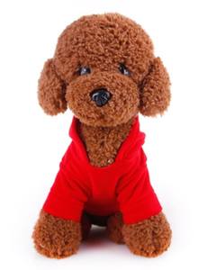 Merah Natal Musim Dingin Pet <span class=keywords><strong>Dog</strong></span> Hoodie Pakaian Anak Anjing Kecil Besar Anjing Bulu Tebal Anjing Hijau Pohon Natal Mantel Jaket Kucing - Product Image 4