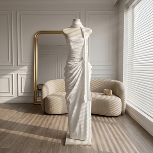 <span class=keywords><strong>Vestido</strong></span> de Noche Formal Maxi con Volantes y Corsé Ajustado para el Día de San Valentín, <span class=keywords><strong>Vestido</strong></span> de Cóctel para Embarazadas, Abiye Elbise OEM, MOQ Bajo de 2 Piezas - Product Image 1