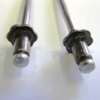 SDPSI DCT Galvanisé acier noir guirlande rosette rivets aveugles pour automobile