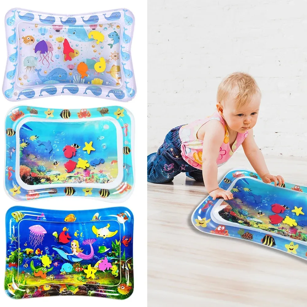 New Style Water Play Mat Inflatable Baby Mat Tummy Time Mat for Babies Infants and Toddlers Child Development toy
