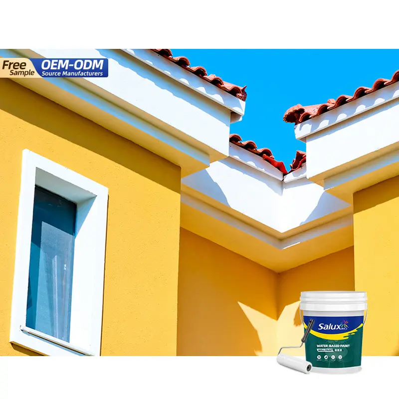 Acrylique Élastique Lavable Latex Mur Extérieur Peinture Émulsion Texture Imperméable Peinture Pour La Maison Mur Extérieur