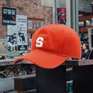 男女通用爸爸帽子简单字母<span class=keywords><strong>S</strong></span>刺绣6面板棒球帽可调弯曲帽檐棉帽热卖低最小起订量 - Product Image 3