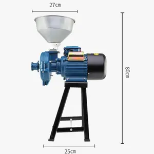 Petit broyeur Commercial de maïs, riz, épices, poudre, fraiseuse de blé, Machine de moulin à farine, Machine de broyage de maïs