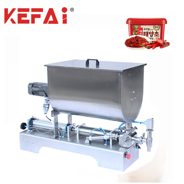 Машина для наполнения медом/соусом/пастой с поршневым насосом KEFAI, гарантия 2 года