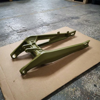 Kit de cadre principal en aluminium CNC 6061 vert olive pour moto électrique tout-terrain Surron Light Bee X LBX, pièces de mise à niveau haute performance pour E-Bike