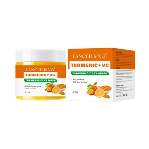 Mascarilla de Arcilla Purificante e Hidratante con Cúrcuma para Minimizar Poros, con Ácido Hialurónico y Vitamina C, Nutritiva para Venta al por Menor - Product Image 6