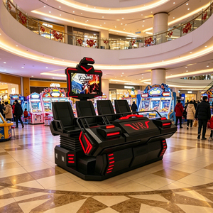 Usine directe 9D <span class=keywords><strong>VR</strong></span> simulateur 4 places réalité virtuelle mouvement Machine métal intérieur et jardin Playhouse pour une utilisation dans un centre commercial - Product Image 6