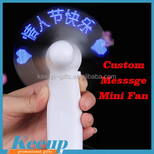 Ventilateurs à messages LED personnalisés, cadeaux promotionnels, vente en gros, prix bas, souvenirs pour événements scolaires, cadeaux d'entreprise, logo personnalisé - Product Image 2