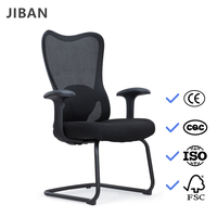 Chaise de bureau ergonomique moderne en maille avec accoudoirs fixes pour un confort durable – Idéale pour hôpitaux, ateliers, bureaux à domicile et salles de conférence