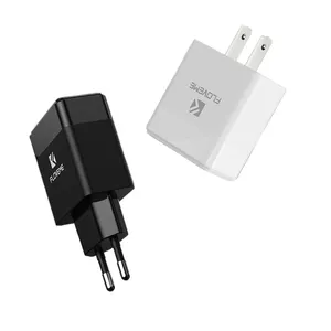 Frete grátis 1 amostra de carregador de telefone celular, adaptador portátil para viagem, entrada dupla usb para eua e ue carregador de telefone