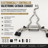Échappement Catback à commande électronique Valvetronic pour BMW M240i G42 M340i G20 M440i G22 B58 3.0T, tuyaux d'échappement performance