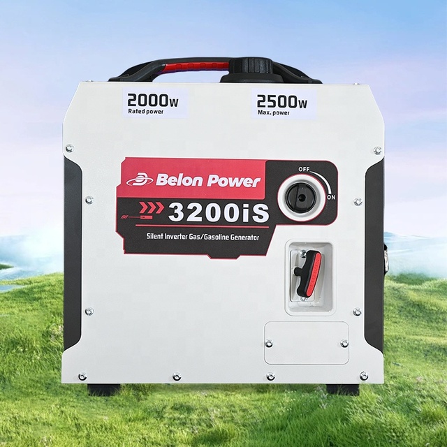 2000w Dual Fuel Generator 230V Remote Start 2KW Silent Petrol Generator/Gas Generator for Home Gasoline CNG LNG LPG
